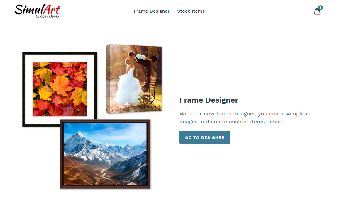 Picture Framing Software Screenshot